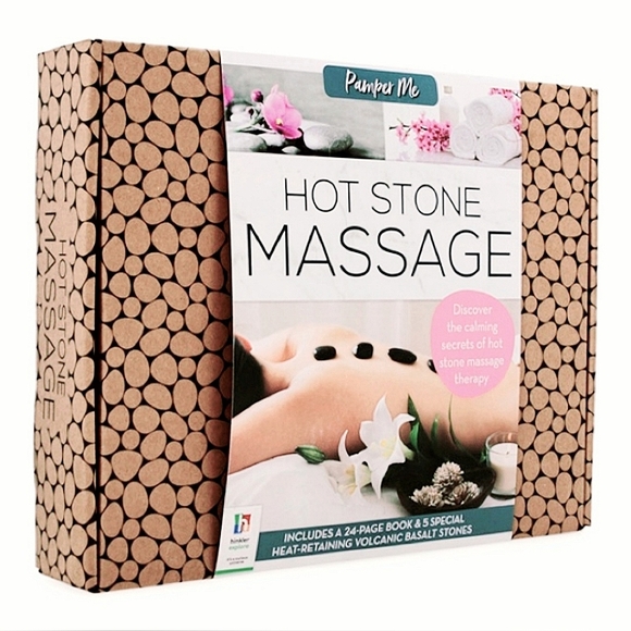 🆕️Pamper Me Hot Stone Massage Kit Volcanic Basalt Stones & Massage How to Guide - Picture 4 of 10